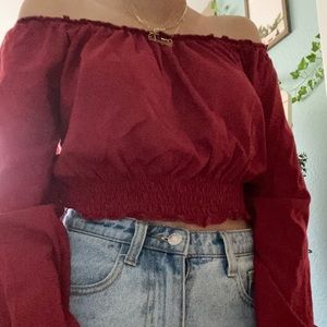 Off the shoulder top